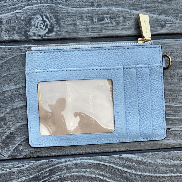 Michael Kors Mercer Leather Wallet Coin Purse - Picture 3 of 6